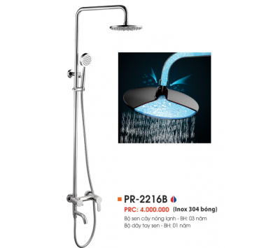 BỘ SEN CÂY NÓNG LẠNH INOX 304 BÓNG PR-2216B