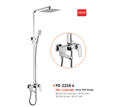 BỘ SEN CÂY NÓNG LẠNH INOX 304 BÓNG PR-2258
