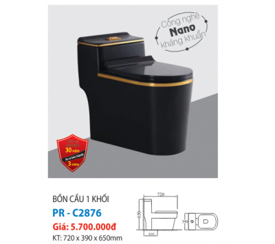 BỘ BỒN CẦU 1 KHỐI PR-C2876