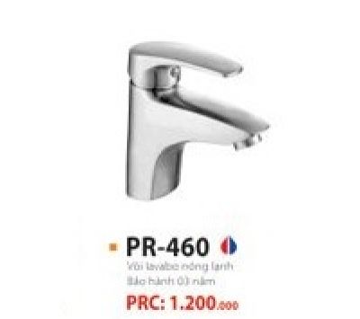 VÒI LAVABO NÓNG  LẠNH INOX 304 BÓNG  PR-460