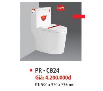 BỒN CẦU LIỀN KHỐI PR-C824