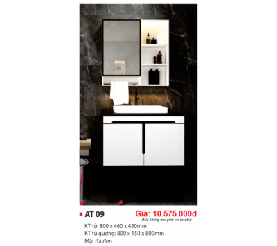 LAVABO TỦ PVC CAO CẤP AT 09
