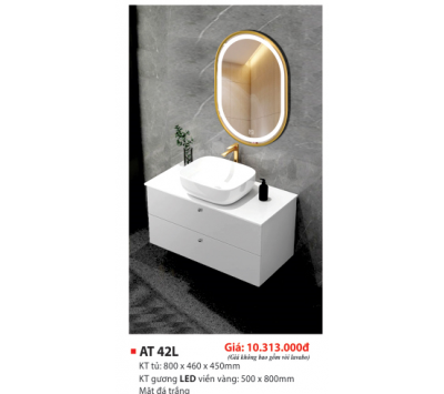LAVABO TỦ PVC CAO CẤP AT 42L